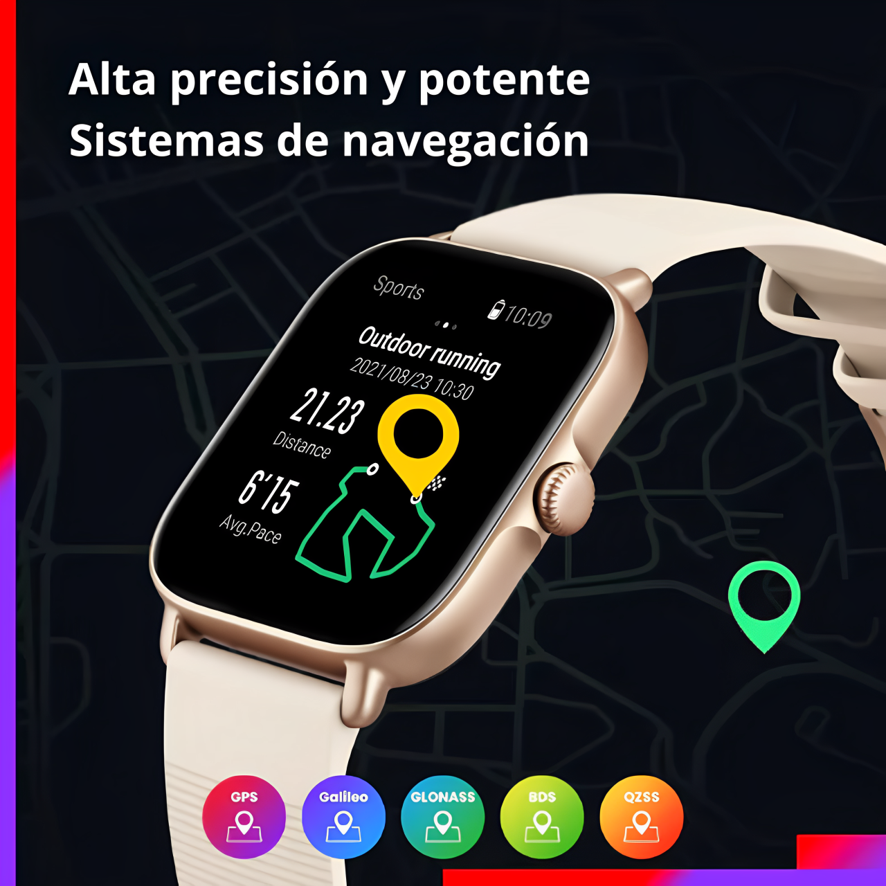 Reloj inteligente con GPS