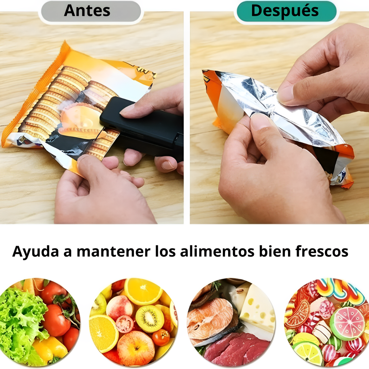 Mini Sellador de Bolsas